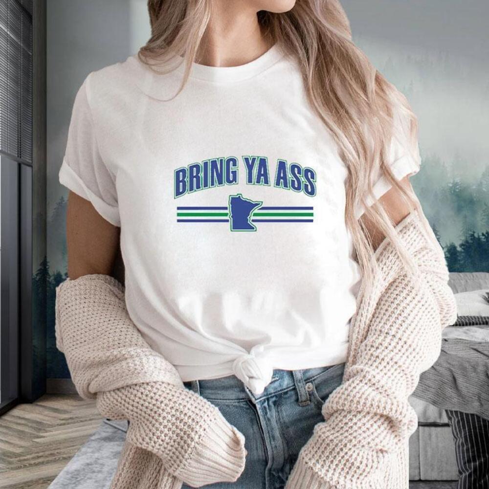 Bring Ya Ass Team Map Logo Tshirt